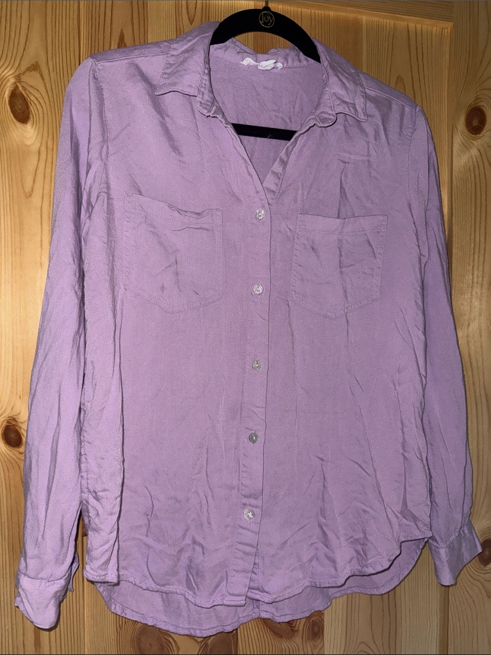 Lavender Button-Down Shirt